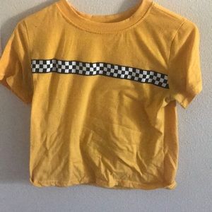 Yellow tee